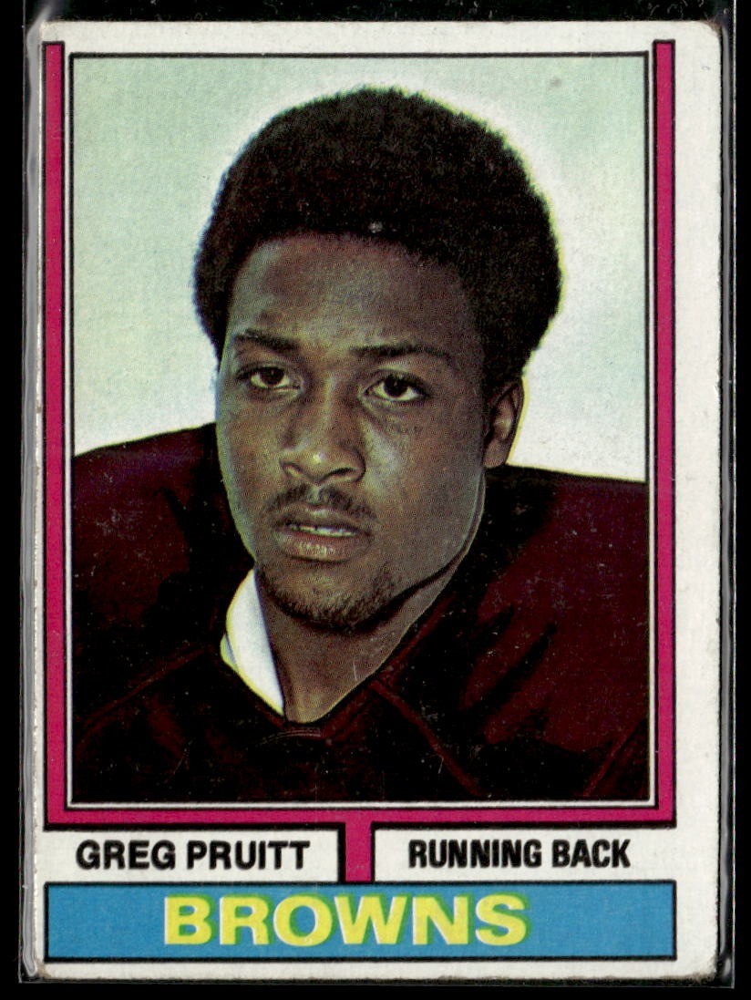 1974 Topps Parker Brothers Pro Draft #110 Greg Pruitt
