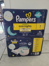 Pampers Swaddlers Overnights Baby Diapers 72 Count Size 7