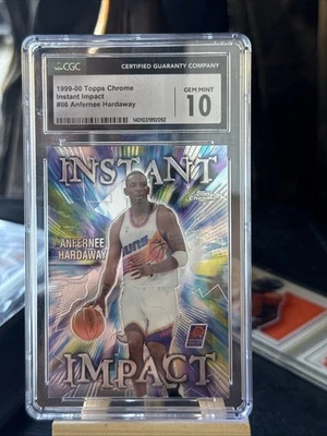1999-00 TOPPS CHROME INSTANT IMPACT INSERT ANFEREE HARDAWAY #6 10 CGC  GEM MINT - Image 1 of 2