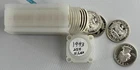 1993 S SILVER Proof Washington Quarter 40 Coin Roll 25c Coins in Protective Tube
