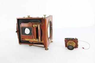 F Antique British Made Medium Format Plate Camera W/H Thornton Pickard Beck Lens