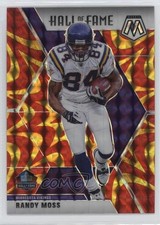2020 Panini Mosaic Hall of Fame Reactive Gold Prizm Randy Moss #283 HOF 03rx