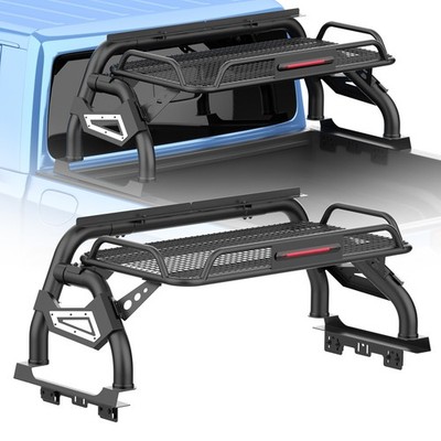 Tuck Bed Rack Steel Roll Bar w/Pallet For Ford F-Series Silverado Sierra Ram
