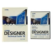 Corel Designer Technical Suite 12 Upgrade Old Version With User Guide Win XP