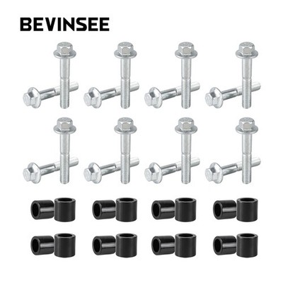 BEVINSEE For LS Coil Brackets Spacers Bolts For GM For Chevy Truck Engines Set