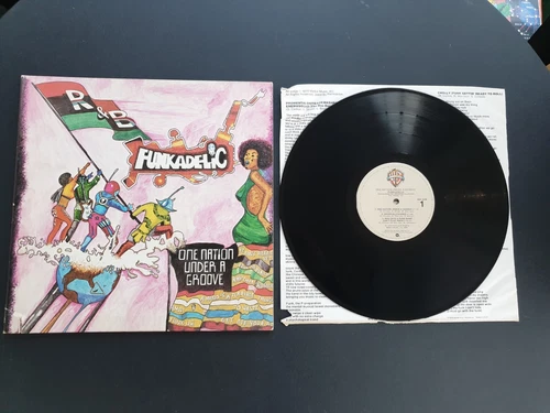 FUNKADELIC - ONE NATION UNDER A GROOVE 1978 US PRESS 12" VINYL RECORD LP