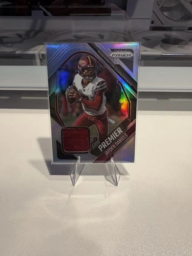 2025 Panini Prizm Jayden Daniels Premier Jerseys Silver Prizm #PJY-JDA