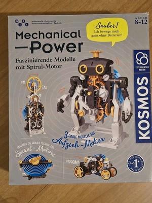 Kosmos Roboter Experimentierkasten 3 Modelle in 1 Mechanical Power Spiral Motor