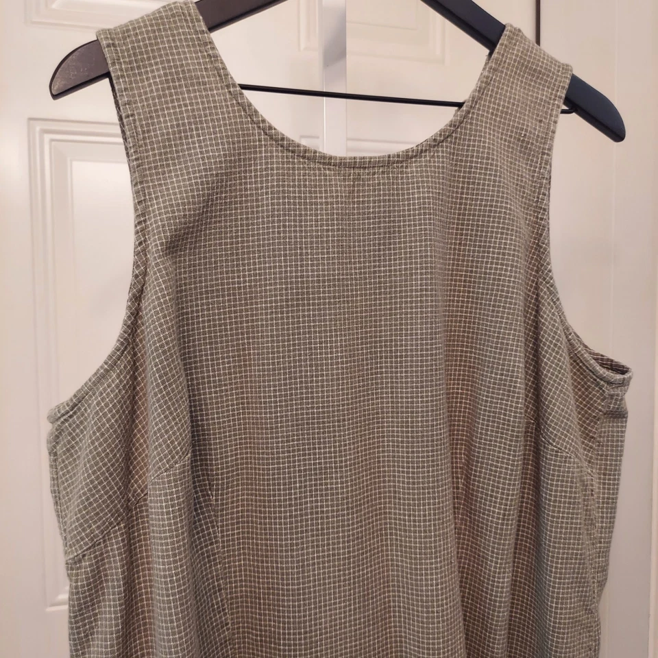 Vestido Jersey Gloria Desteñido De Colección Talla 22w Cremallera Trasera Años 90 Grunge Cottage Core Mínimo Foto 2 de 4