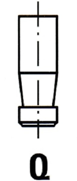 Einlassventil Ipsa VL050700 Chrom-Siliziumstahl-image