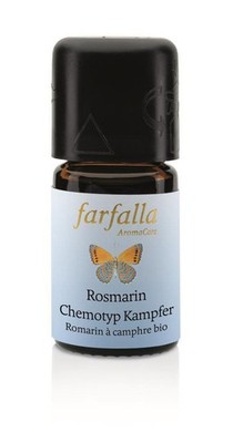 Farfalla Rosmarin Chemotyp Kampfer ätherisches Öl naturrein bio 5 ml