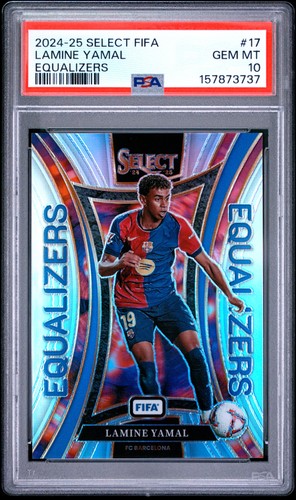 Lamine Yamal #17 2024 Panini Select FIFA Equalizers card