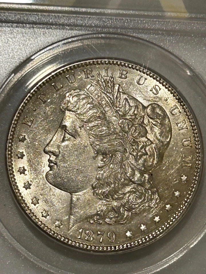 1879 S Morgan Silver Dollar Reverse of 78 ANACS AU53 VAM-9 Top 100/Tough VAM - Image 2 of 4