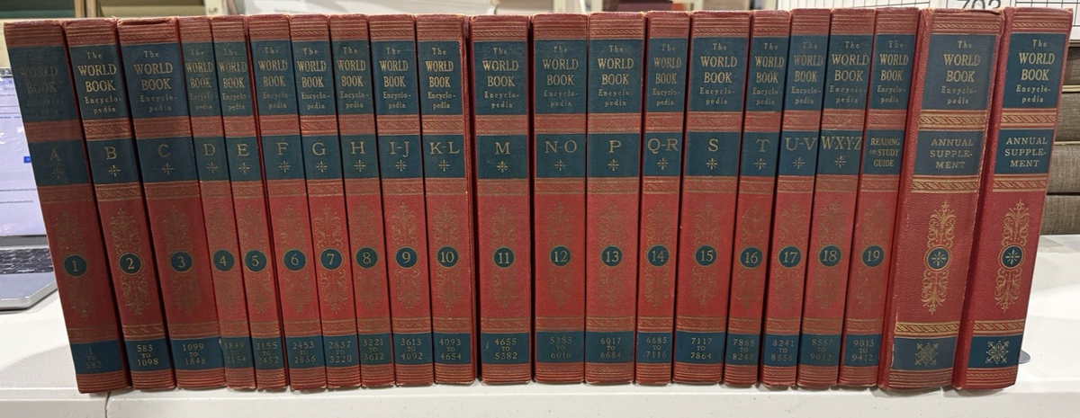 The Field Description 3冊 Field Enterprises The World Book Encyclopedia Complete 19 vol Set