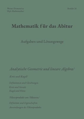 Mathematik fr das Abitur: Booklet 26 by Werner Domaratius (German) Paperback Boo