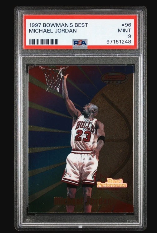 Bowman Michael Jordan 9 Graded Basketball Sports Trading Cards