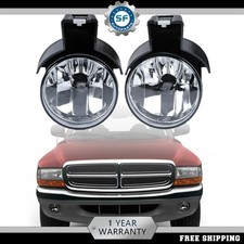 Pair Fog Light Lamp Leftright For Dodge Dakota 1997-2000for Durango 1998-2000