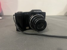 Olympus SZ-12 Digital Camera W/Charger, Batteries 24x Optical Zoom Black TESTED.