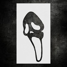 Scream Face Wall Art Stencil for Unique Home Decor - StencilAir