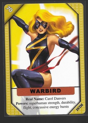 Marvel Warbird Recharge Trading Card 70 24/250