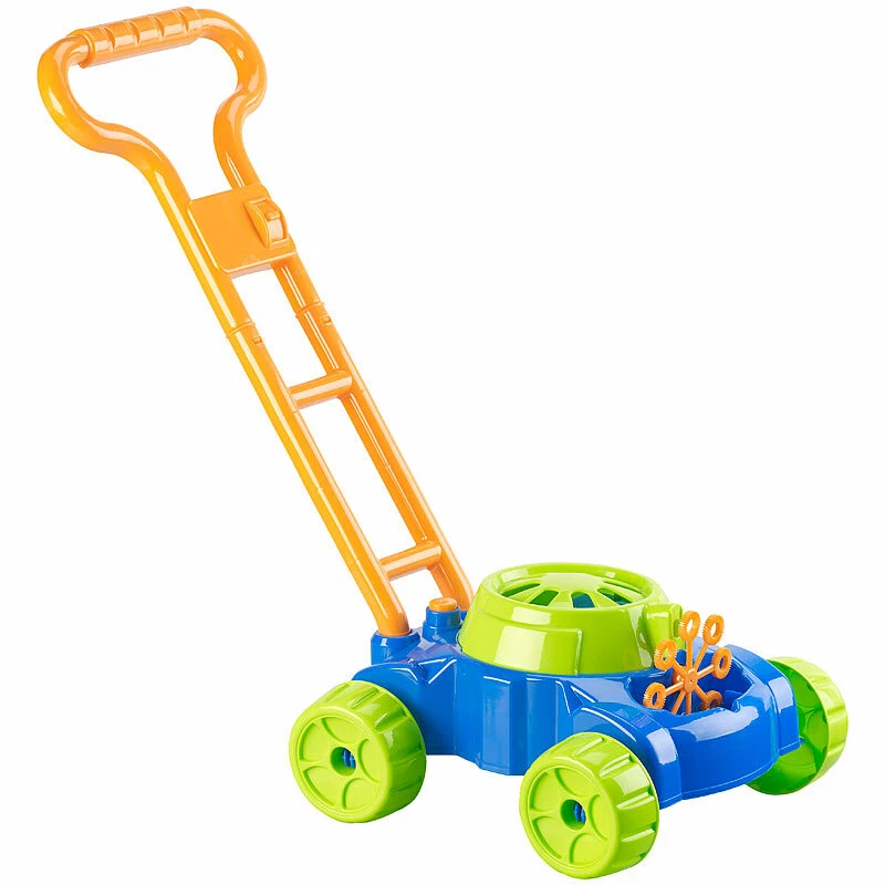 infactory Batteriebetriebene Seifenblasen-Maschine im Rasenmäher-Look - Bild 2 von 4