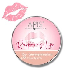 Apis Natural Cosmetics Raspberry Extract Sugar Lip Scrub Almond Oil 10ml