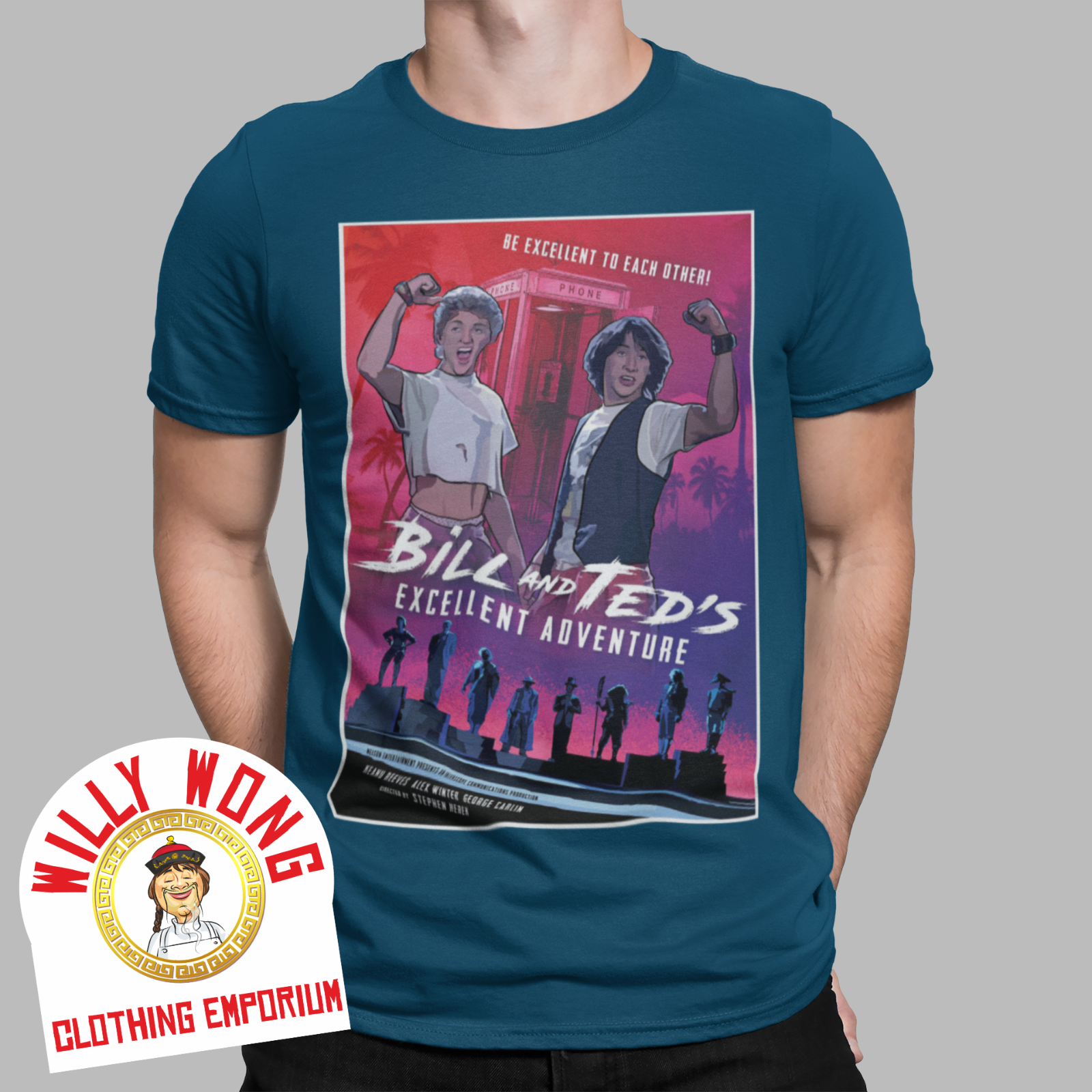 ALTRA T shirt Bill & Ted essere eccellenti l'uno con l'altro Wyld Stayllns retrò Keanu