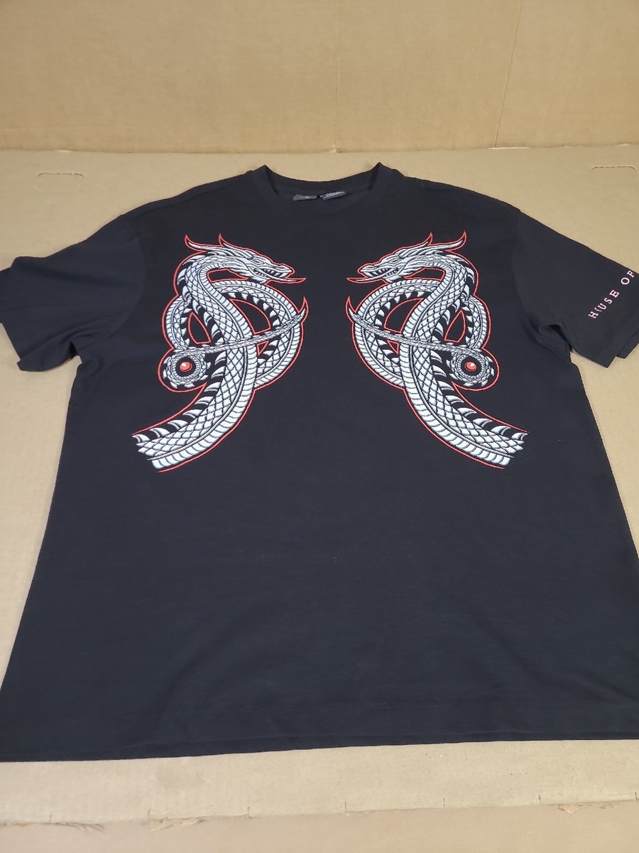 トップス HWC DRAGON PATTERNED S/S SHIRT BLACK XL HWC DRAGON PATTERNED S/S SHIRT BLACK – BlackEyePatch