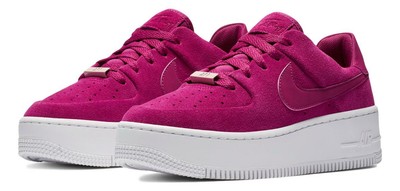 nike air force 1 sage low sneakers in berry