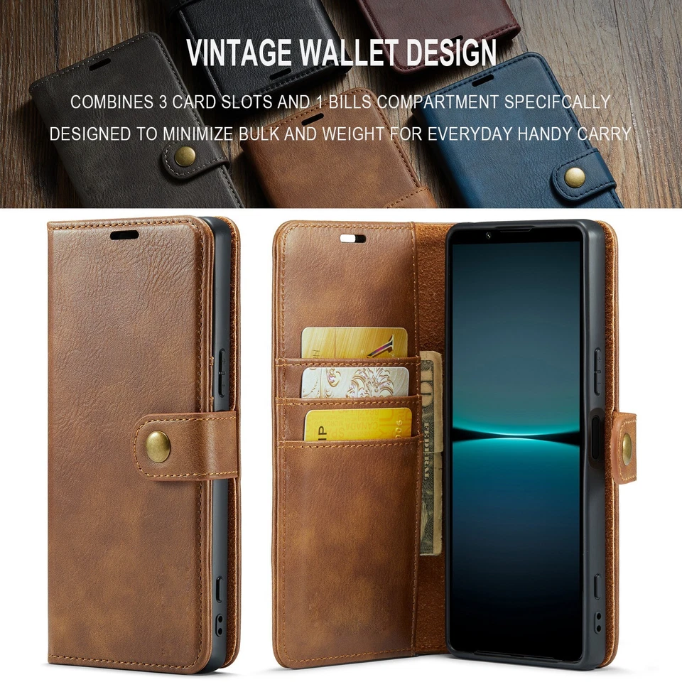 For OnePlus 13 12 11 10 Pro 2in1 Magnetic Removable Leather Wallet Case Cover  - Image 2 of 4