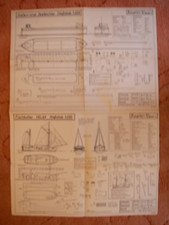 German model plans of the Helios a waterline model of a cargo ship scale 1:500