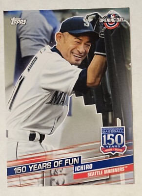Ichiro Suzuki 2019 Topps Opening Day #YOF-21 Mariners HOF