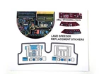 Kenner 1978 LAND SPEEDER Vintage Star Wars replacement Sticker +BONUS   'READ'