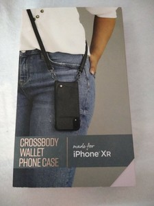iphone xr crossbody wallet case