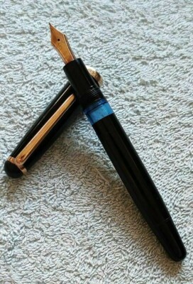 ペ*タ様 Montblanc 264 DM 1950ブルードーム 14C 585 🔴MONTBLANC 264 FOUNTAIN PEN 14 Carat Gold FLEX Nib 585 F 鋼筆