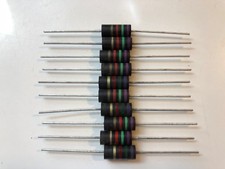 10pcs Allen Bradley Carbon Comp Resistor 7.5K ohms 2W 5% RC42GF752J