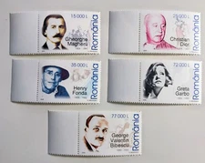 Romanian Stamps. Scott's # 4694-8 . MNH. Famous People.  sal's stamp store.