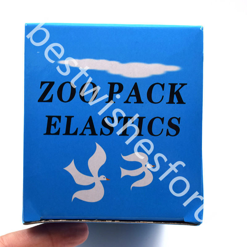 100 Assorted Color Medium 4.5 Oz 1/8 Chipmunk Latex Elastic Bands