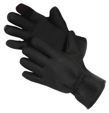 Glacier Outdoor Kenai Neo Fleece Lined Neoprene Fishing Gloves Sharkskin Texture