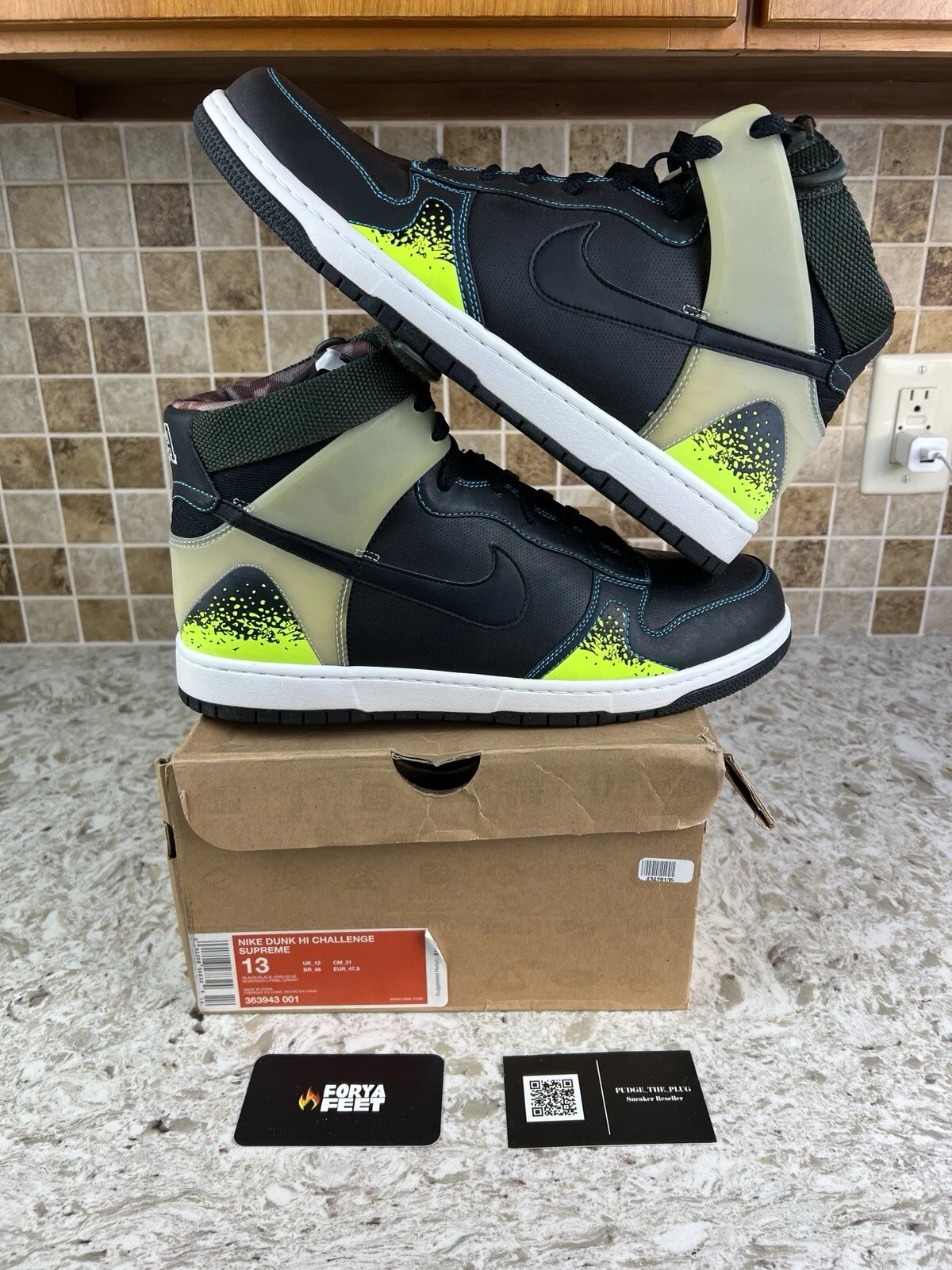 Taille 13   Nike Dunk Challenge Supreme High Union La