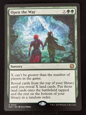 1x MTG Open the Way - March of the Machine: The Aftermath (MAT) #23 - Magic