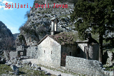 4 postcard from Špiljari (Montenegro) ++ Church Sveti Jovan