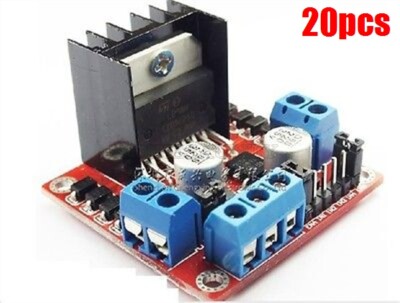 20Pcs Control Board Dual H Bridge Stepper Motor L298N For Arduino Dc Driver cq