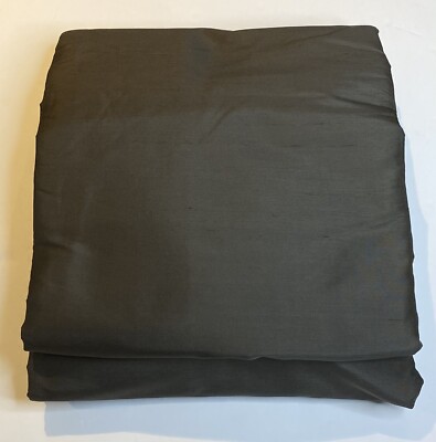 Panneau Rideau Soie Thaïlandaise Blanche, 46x108, Restoration Hardware
