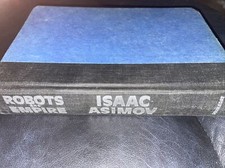 Robots And Empire Isaac Asimov 1985 Blue Hardcover 1st Doubleday Edition 383 pgs