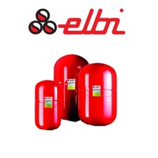 SERBATOIO CILINDRICO LT. 8 ROSSO AUTOCLAVE IMPIANTO RISCALDAMENTO ACQUA POMPE