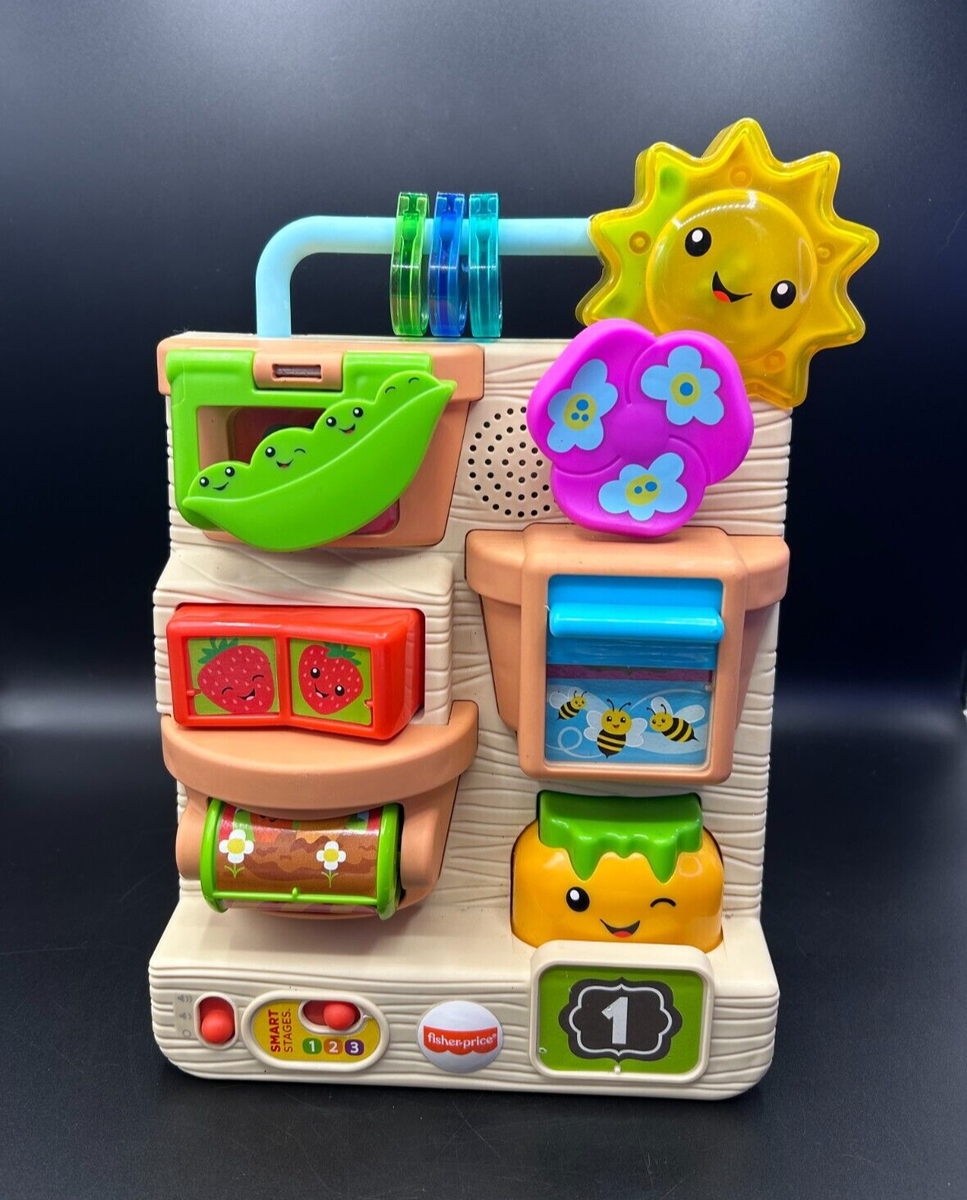 Fisher-Price Laugh Learn Peek Play Busy Garden Smart Stages Interactive  Toy