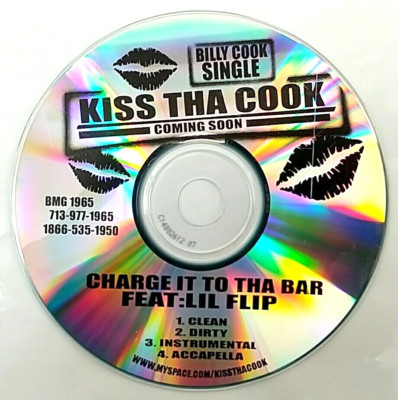 (CD) Billy Cook Feat. Lil Flip – Charge It To Tha Bar, Promo, Single, 4 ...