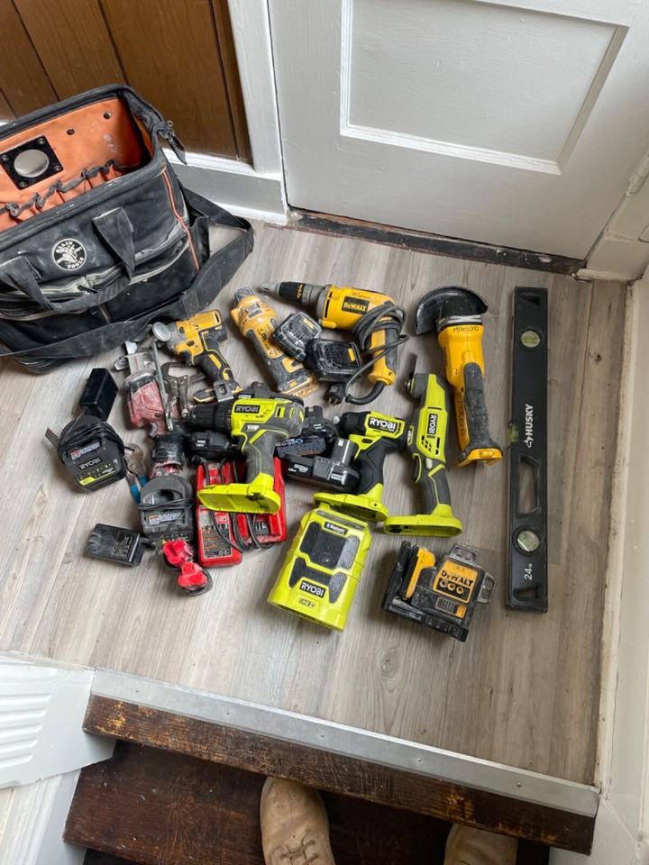 Ryobi/Dewalt/Milkwaukee used power tools eBay