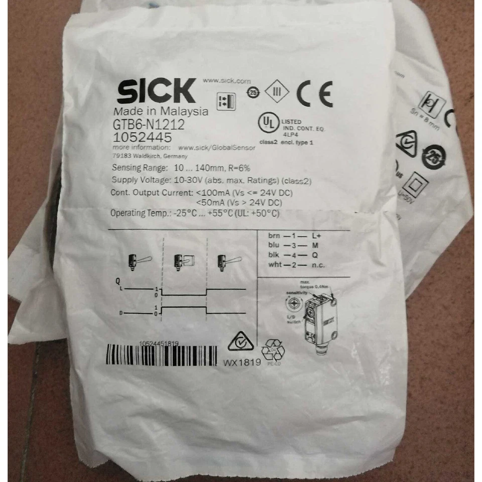 1PC Sick GTB6-N1212 GTB6N1212 New Photoelectric Switch Sensor Expedited Shpping - Image 4 of 4